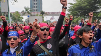 Demo di Kemnaker, Buruh Minta Permenaker Baru Soal Upah Sesuai Putusan MK