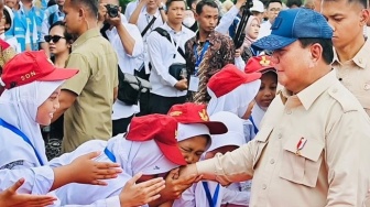 Prabowo Ingin Intervensi Penyampaian Pelajaran di Sekolah dan Pesantren Lewat Teknologi