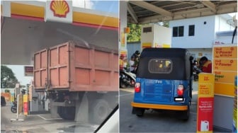 Truk Sampah hingga Bajaj Isi Bensin di 'SPBU Kerang', Netizen: Pemerintah Seharusnya...