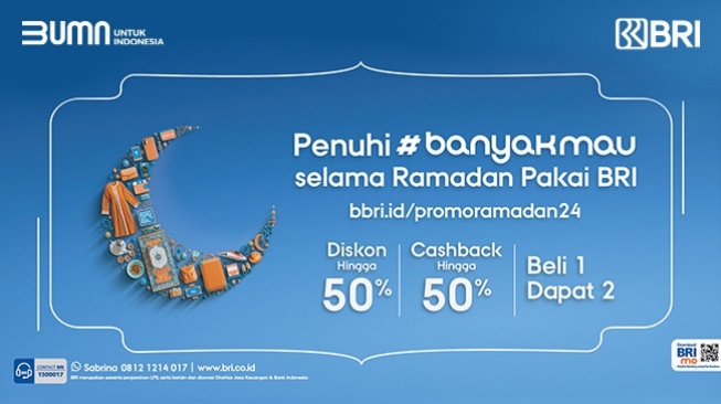 Penuhi Kebutuhan Fesyen Ramadanmu dengan Promo BRI