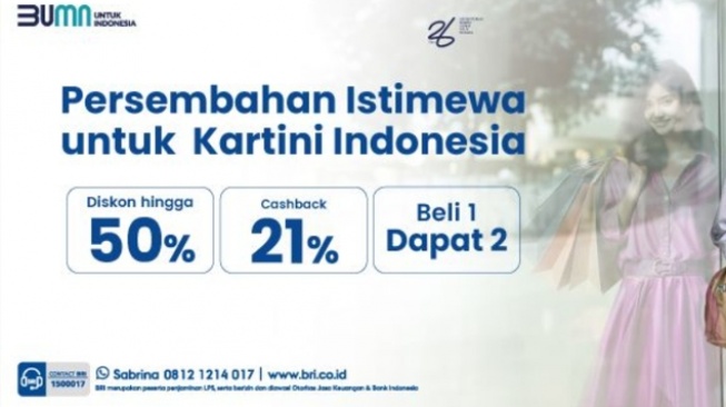 Sambut Hari Kartini, Yuk Belanja Baju dengan Promo Spesial BRI!