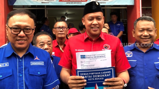 Demokrat-PDIP Resmi Koalisi di Pilkada Kota Bekasi, Siap Kalahkan Heri Koswara-Gus Sholihin