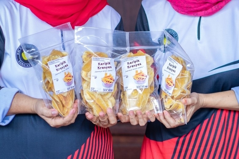 Pisang menjadi salah satu komoditas unggulan Desa Sukomulyo. (Dok. BRI)